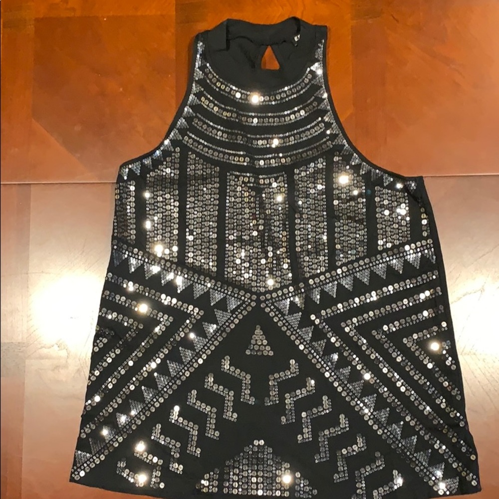 Express sequin tank